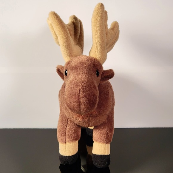 Realistic Moose‎ Plush Cuddlekins Stuffed Animal Brown 10 Inch by Wild Republic - Picture 2 of 9